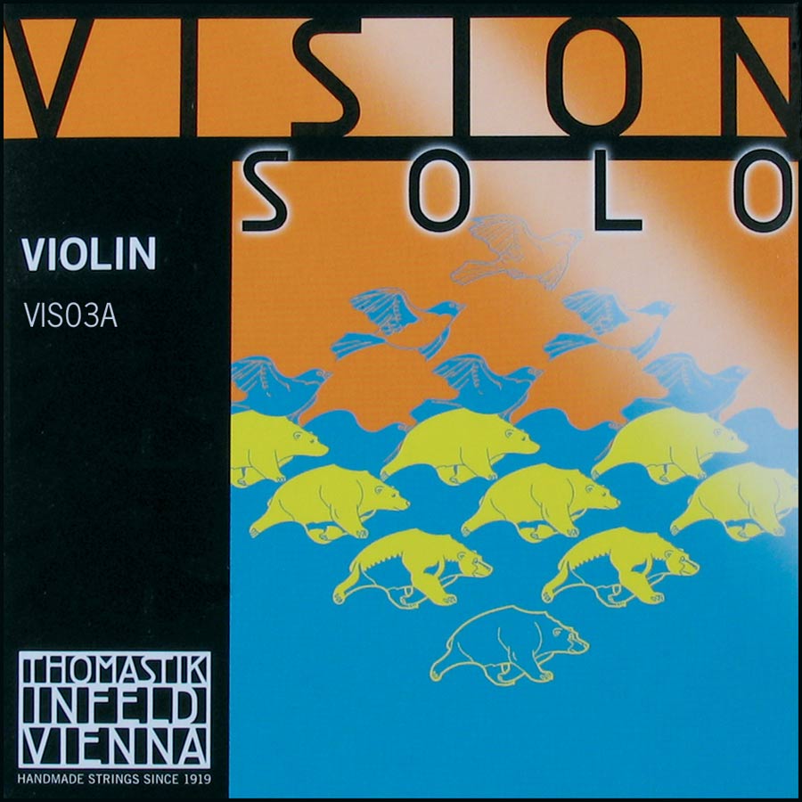 THOMASTIK Vision SOLO Violinsaite D Silber, mittel