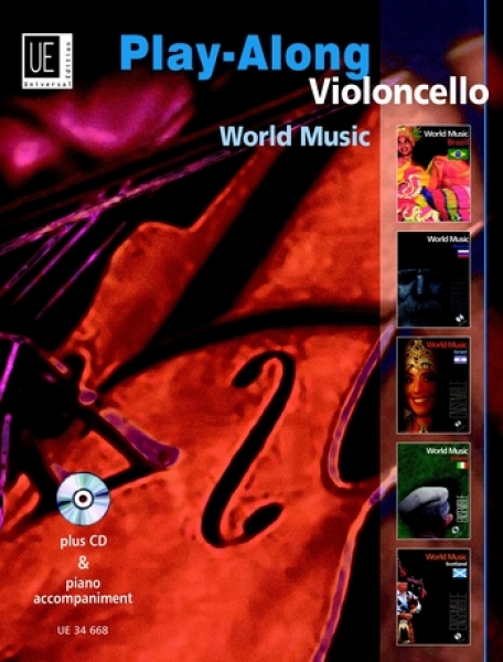 Play Along Violincello World Music mit CD