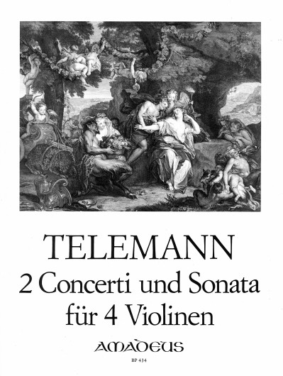 Telemann,2 Concerti und Sonata für 4 Violinen