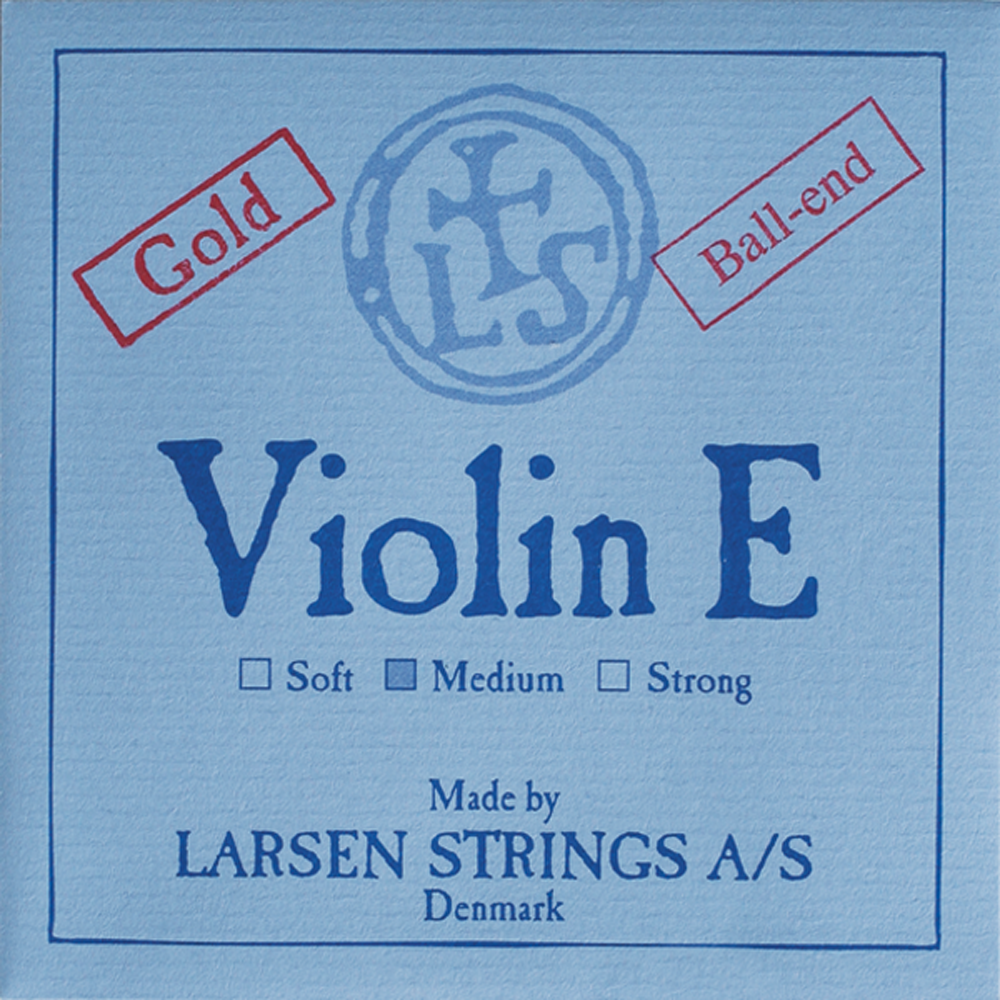 LARSEN Violinsaite E Gold mit Kugel, strong