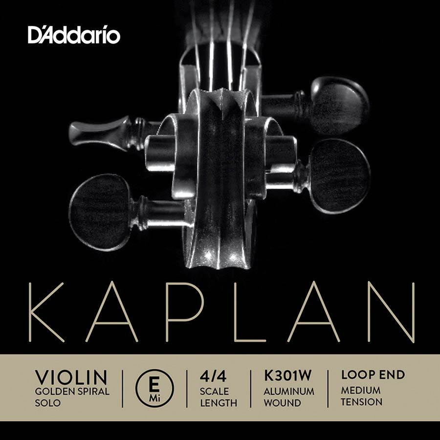 D'ADDARIO Kaplan Golden-Spiral Solo Violinsaite E mit Schlinge