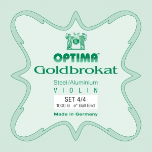 OPTIMA Goldbrokat Violinsaiten SATZ 1/8-3/4