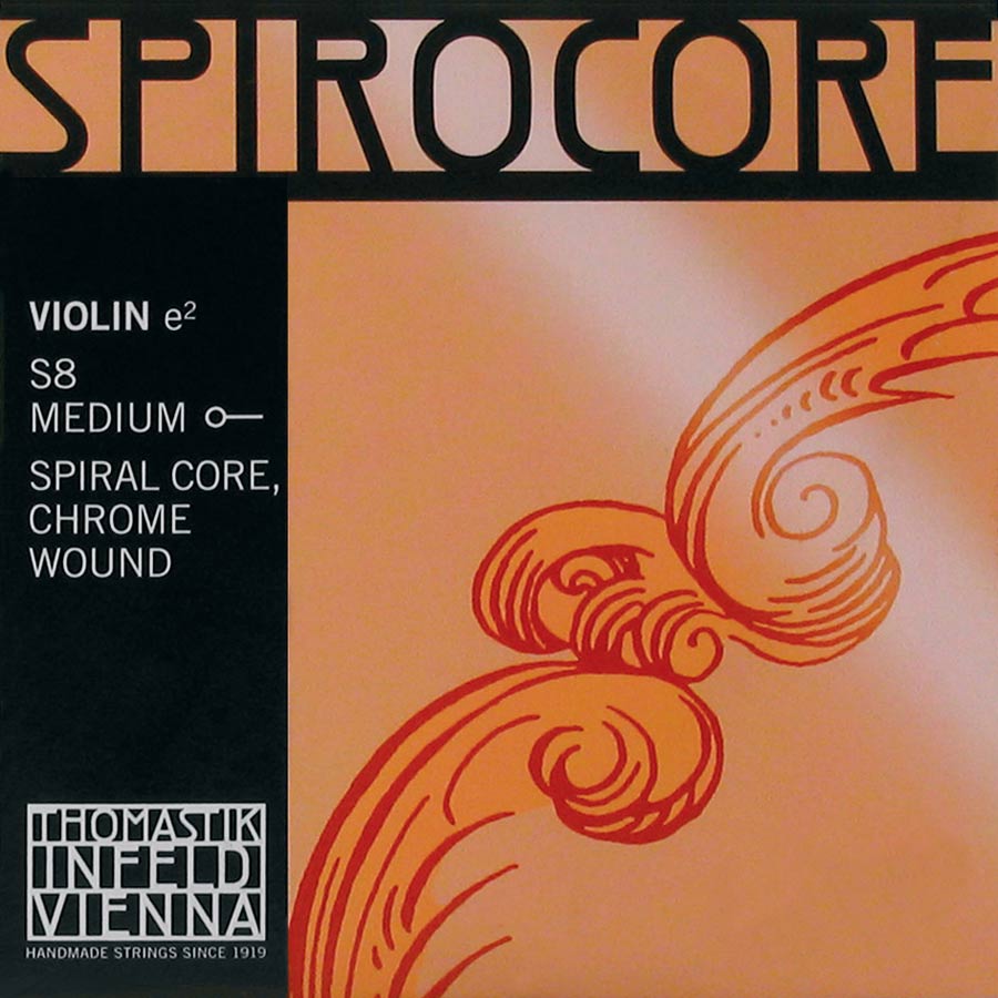 THOMASTIK Spirocore Violinsaite E mit Kugel Chrom