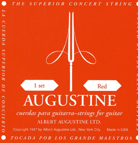 AUGUSTINE Red Label Gitarresaiten SATZ, medium tension