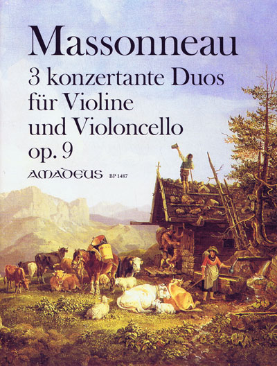 Massonneau , Drei konzertante Duos op. 9