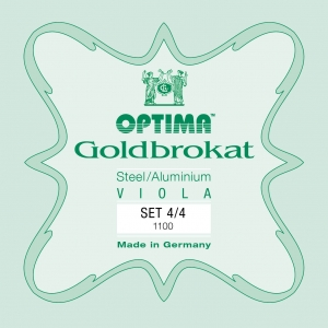 Optima Goldbrokat Violasaiten SATZ, medium