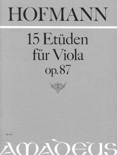 Hofmann, 15 Etüden für Viola op. 87