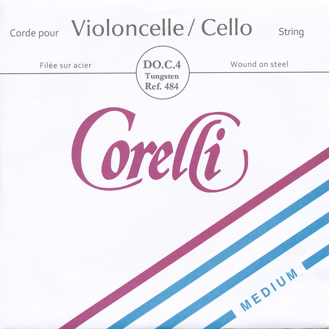 CORELLI Stahl Cellosaite C Silber/Wolfram, medium