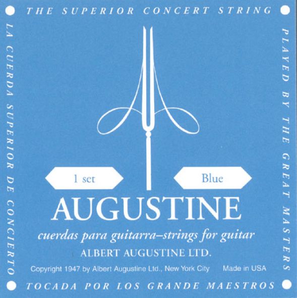 AUGUSTINE Blue Label Gitarresaiten SATZ, high tension