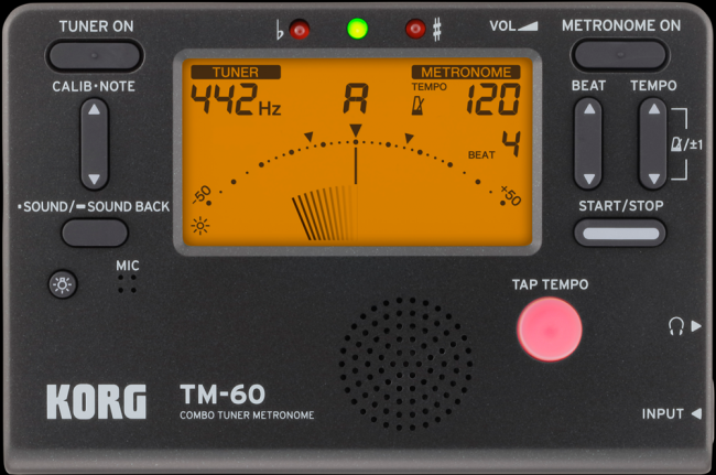 KORG TM-60 - Stimmgerät mit Metronom 