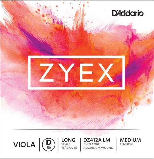 D´ADDARIO  Zyex Viola D-Saite, medium  